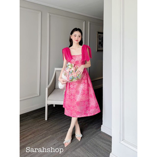 ĐẦM REN HÔNG SEN CAO CẤP