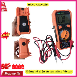 Đồng hồ đo điện tử vạn năng Victor có led buổi tối đo các loại linh kiện