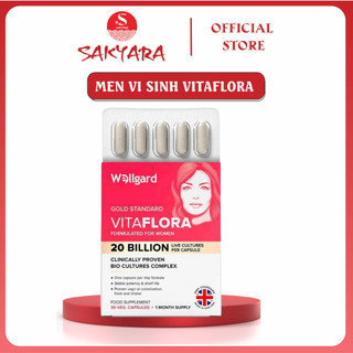 Men Vi Sinh PKhoa Vitaflora 20 Tỷ Lợi Khuẩn Hộp 30 viên Chuẩn Anh