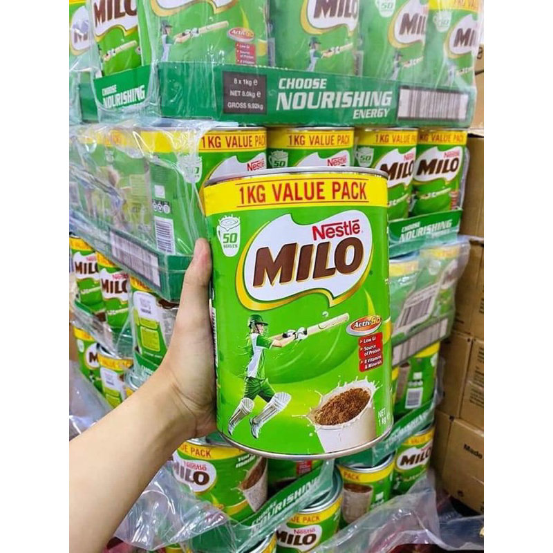 [Hàng Úc] Hộp sữa bột MILO Nestel Value Pack 1kg