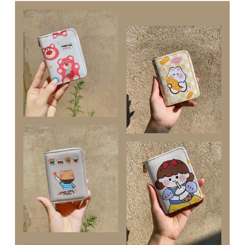 Ví Ngắn, Ví Cầm Tay Mini Nhiều Mẫu Hình Cực Kì Đáng Yêu