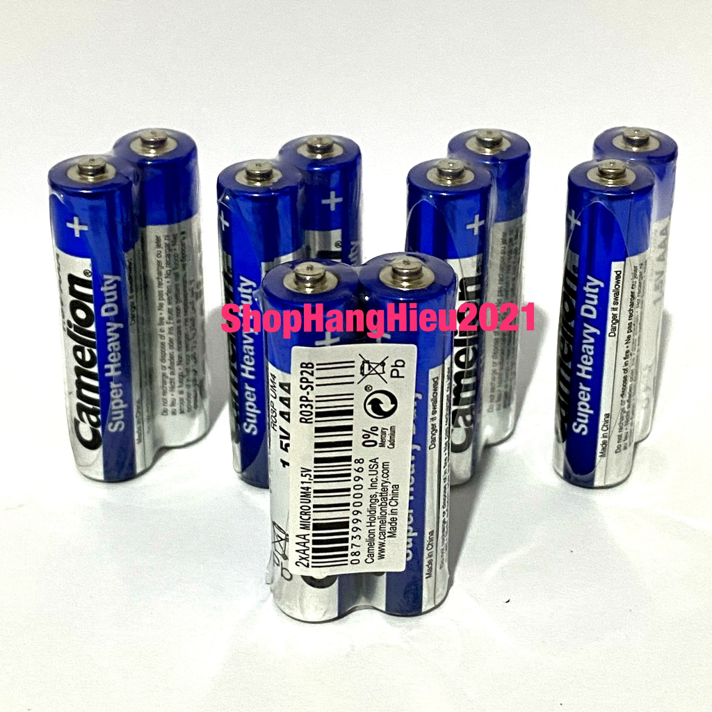 Pin AAA Camelion Super Heavy Duty Hộp 40 Viên Hàng Chính Hãng