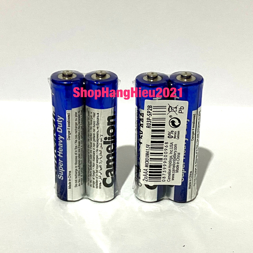 Pin AAA Camelion Super Heavy Duty Hộp 40 Viên Hàng Chính Hãng