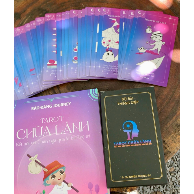Combo Tarot Chữa Lành + Bộ Bài Tarot Tiếng Việt CHO NGƯỜI MỚI