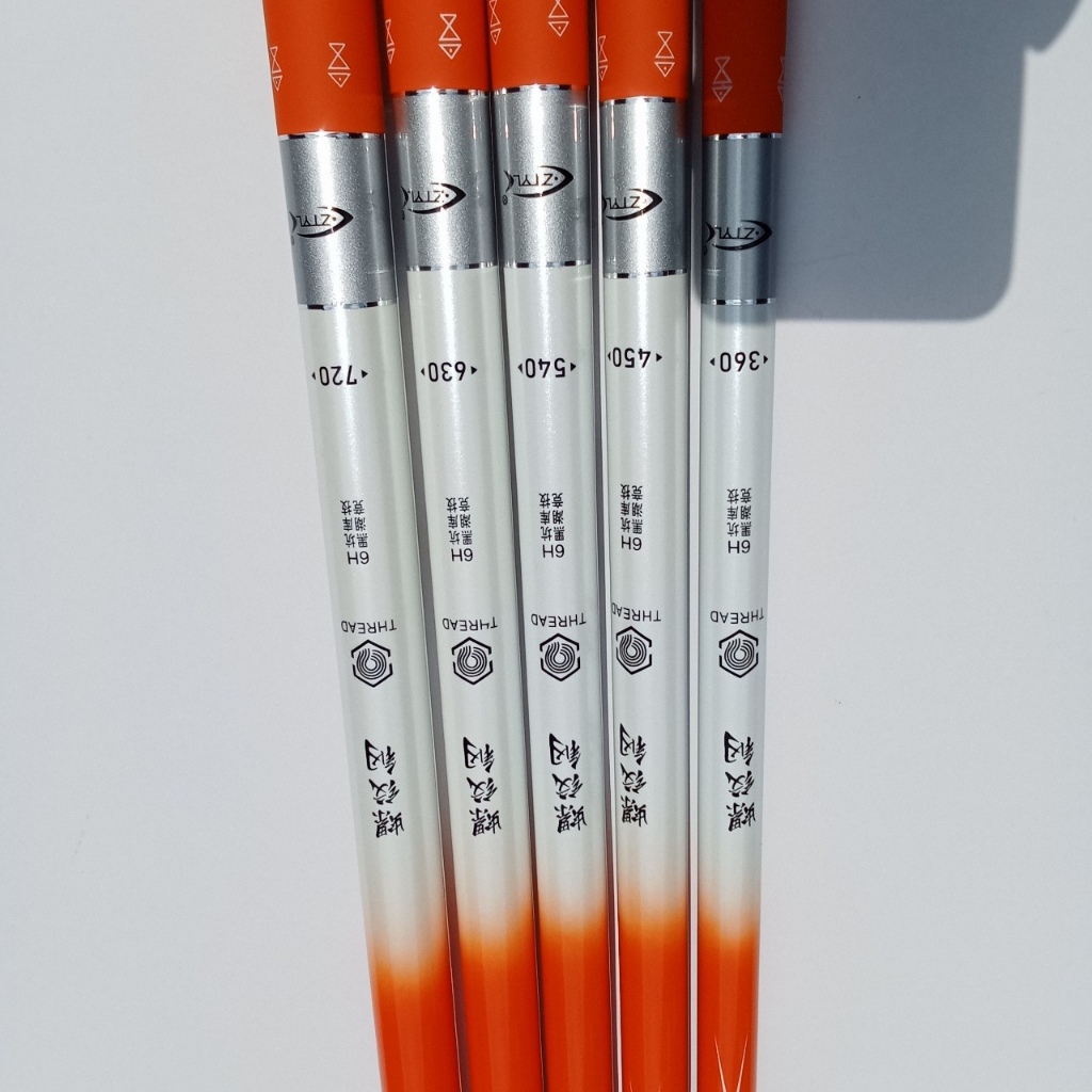 Cần Câu Chính Hãng Bạch Kinh Thiên 6H Màu Cam Tặng Ngọn Phụ