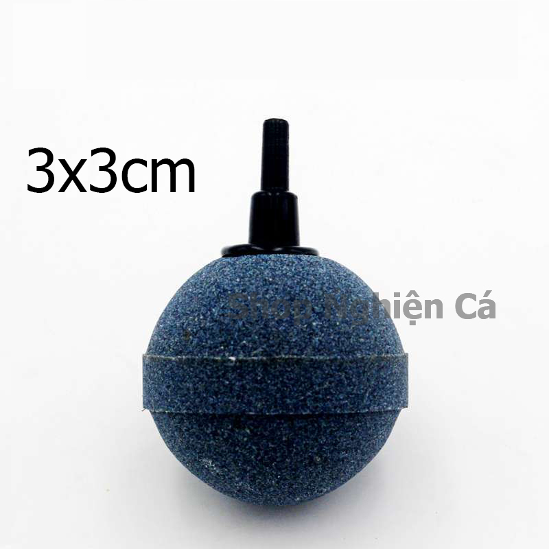 Cục sủi oxy MINI hình TRỤ hình TRÒN XÁM ĐEN - Đá sủi mịn cho hồ cá cảnh