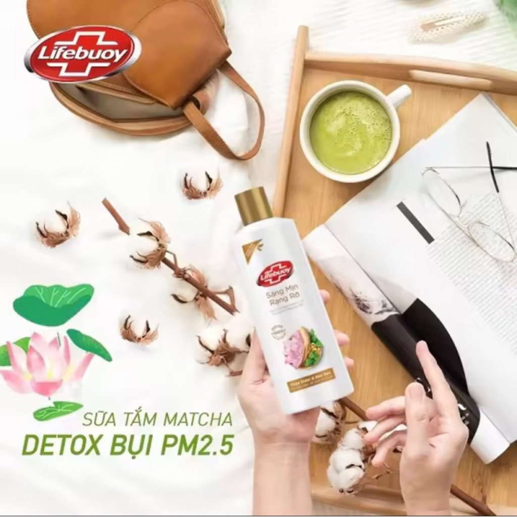 Sữa tắm Lifebuoy Detox Thảo Dược & Hoa Sen 200g