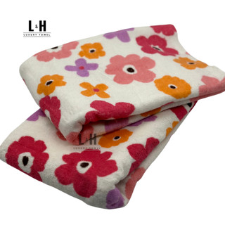 Khăn tắm Nhật MJ, Hoa Cúc, KT 60x120cm, Nặng 250g