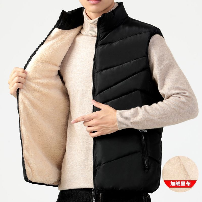 Áo phao nam ba lỗ lót lông cừu hàng cao cấp thời trang lịch lãm