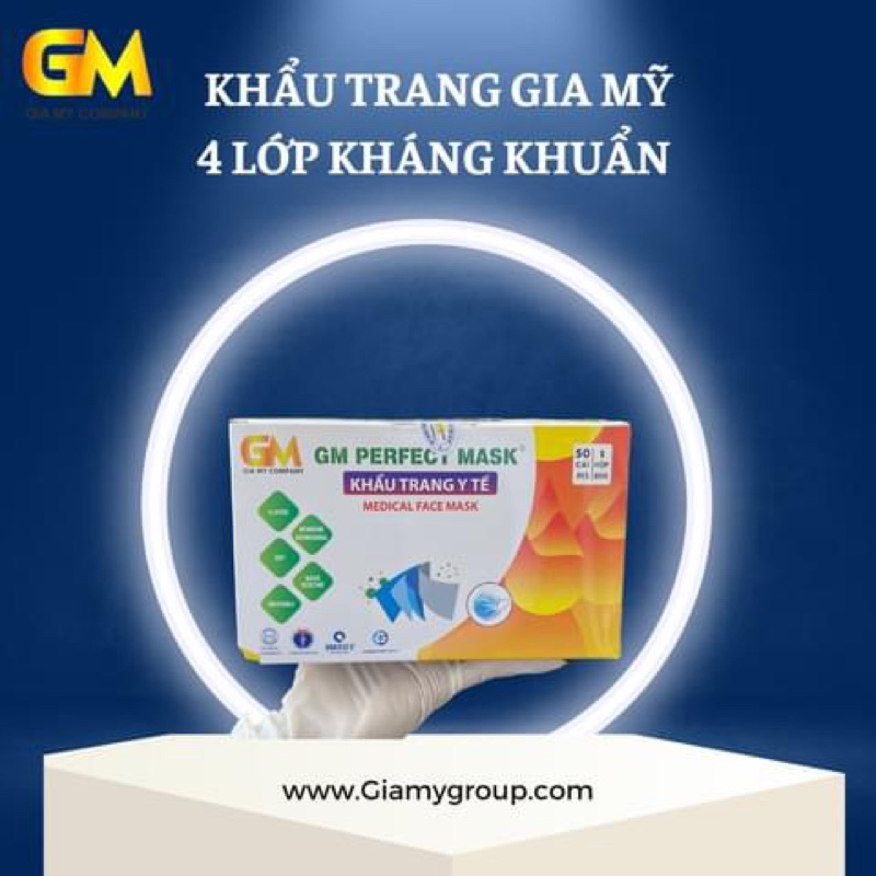 👉🏻Khẩu trang y tế kháng khuẩn 4 lớp Gia My Company🏅🏅