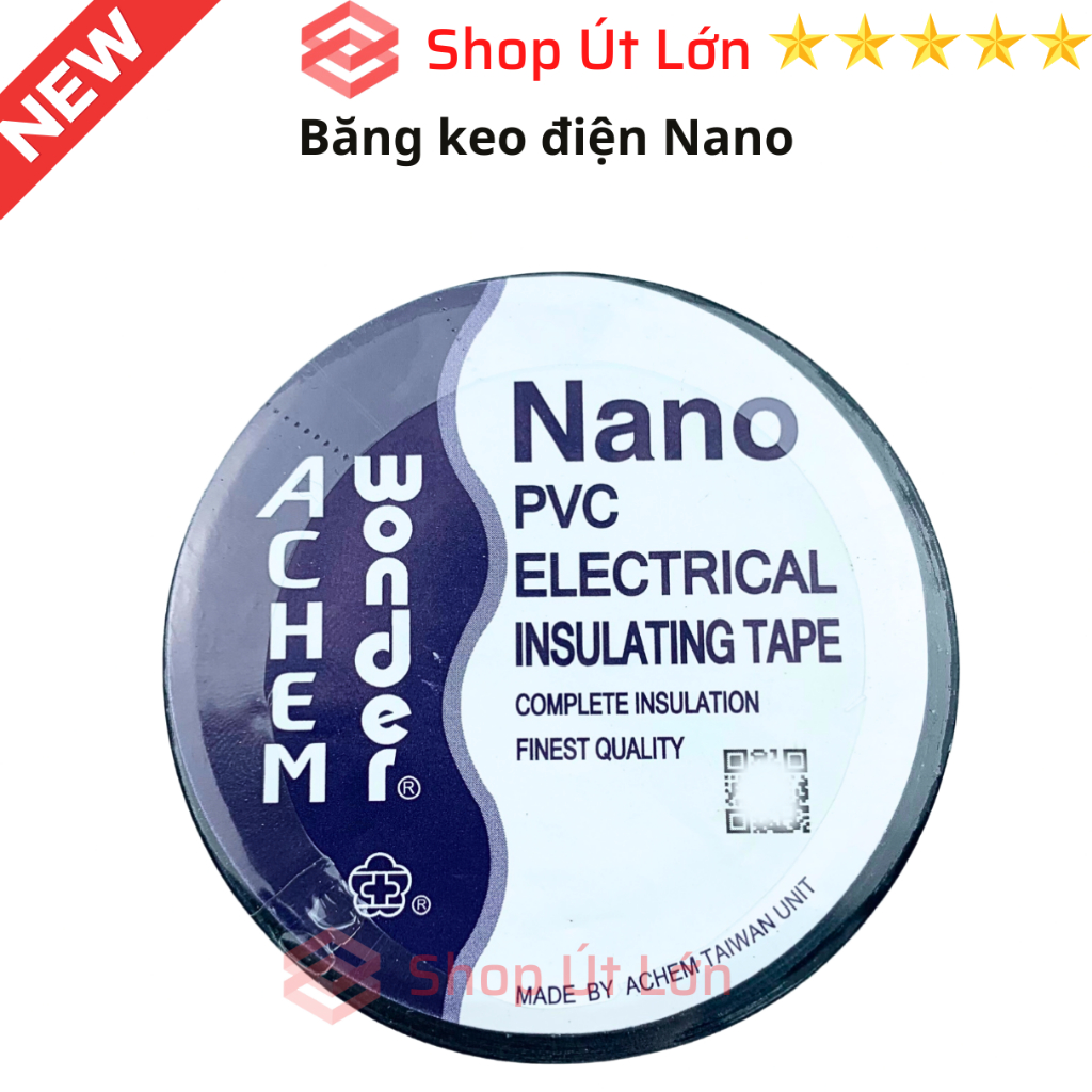 Băng keo điện Nano 20yard 18 mét, 1 cây có 10 cuộn.