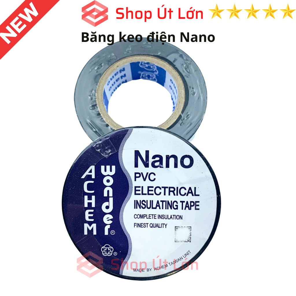 Băng keo điện Nano 20yard 18 mét, 1 cây có 10 cuộn.