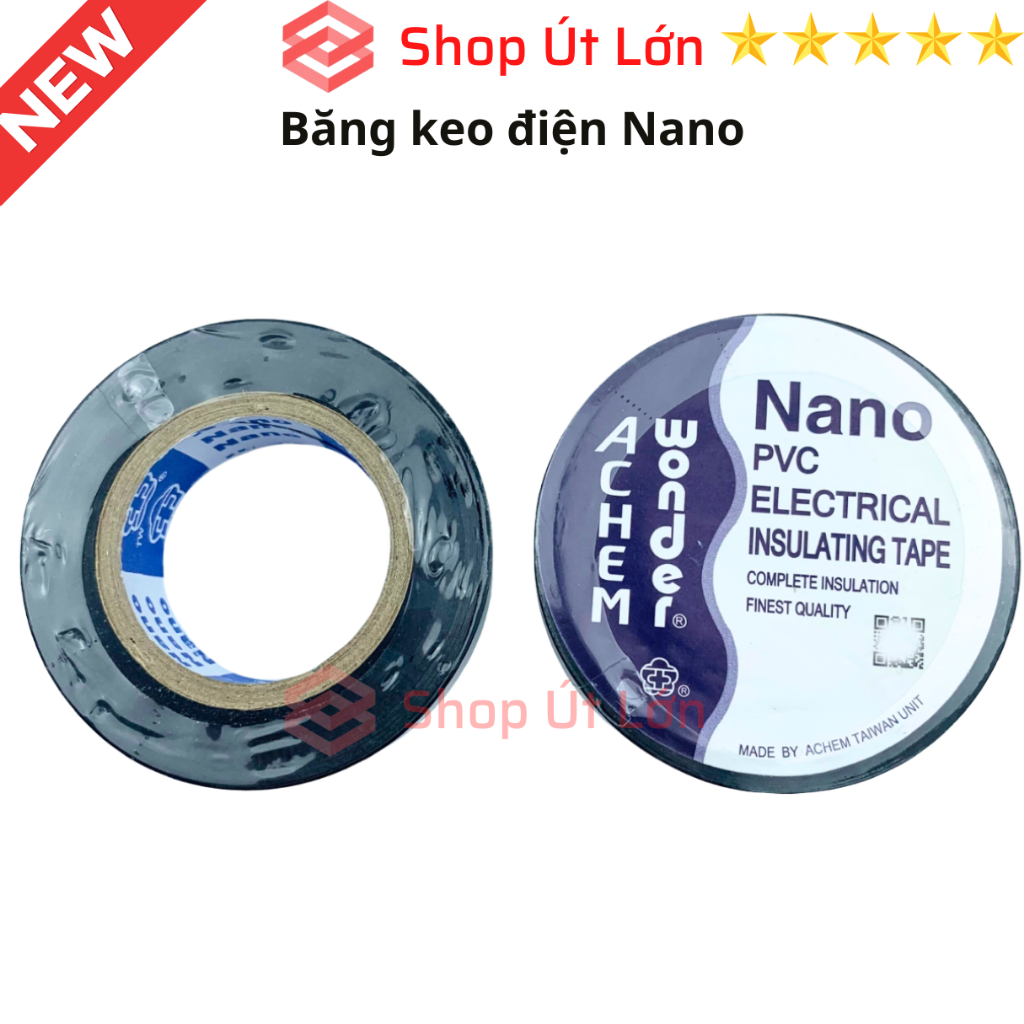 Băng keo điện Nano 20yard 18 mét, 1 cây có 10 cuộn.