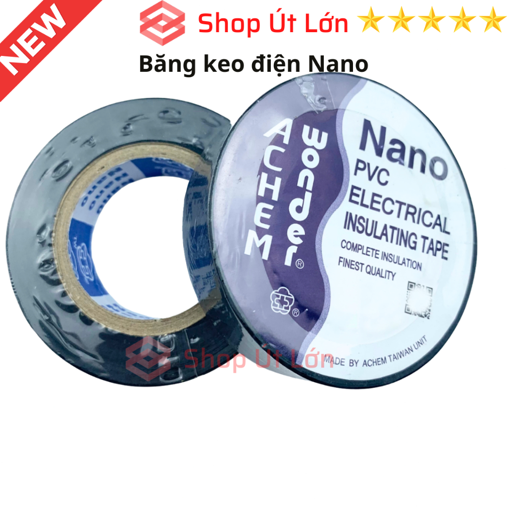 Băng keo điện Nano 20yard 18 mét, 1 cây có 10 cuộn.