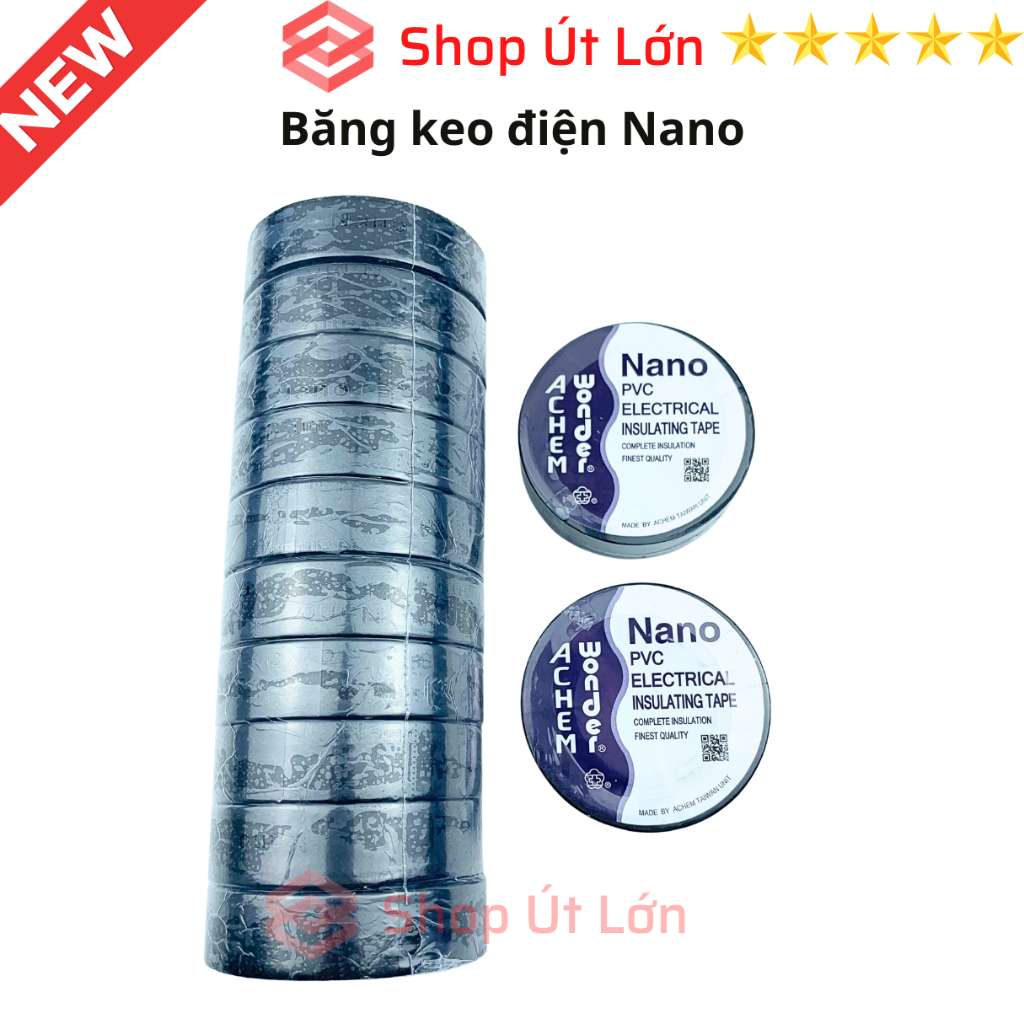 1 Cuôn Băng keo điện Nano, nhiều màu, 20yard 18 mét