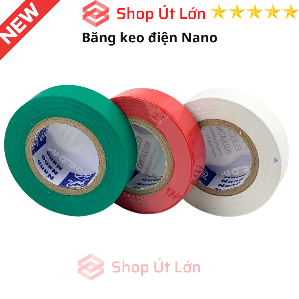 1 Cuôn Băng keo điện Nano, nhiều màu, 20yard 18 mét