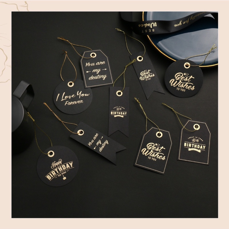 Thẻ treo trang trí hộp quà