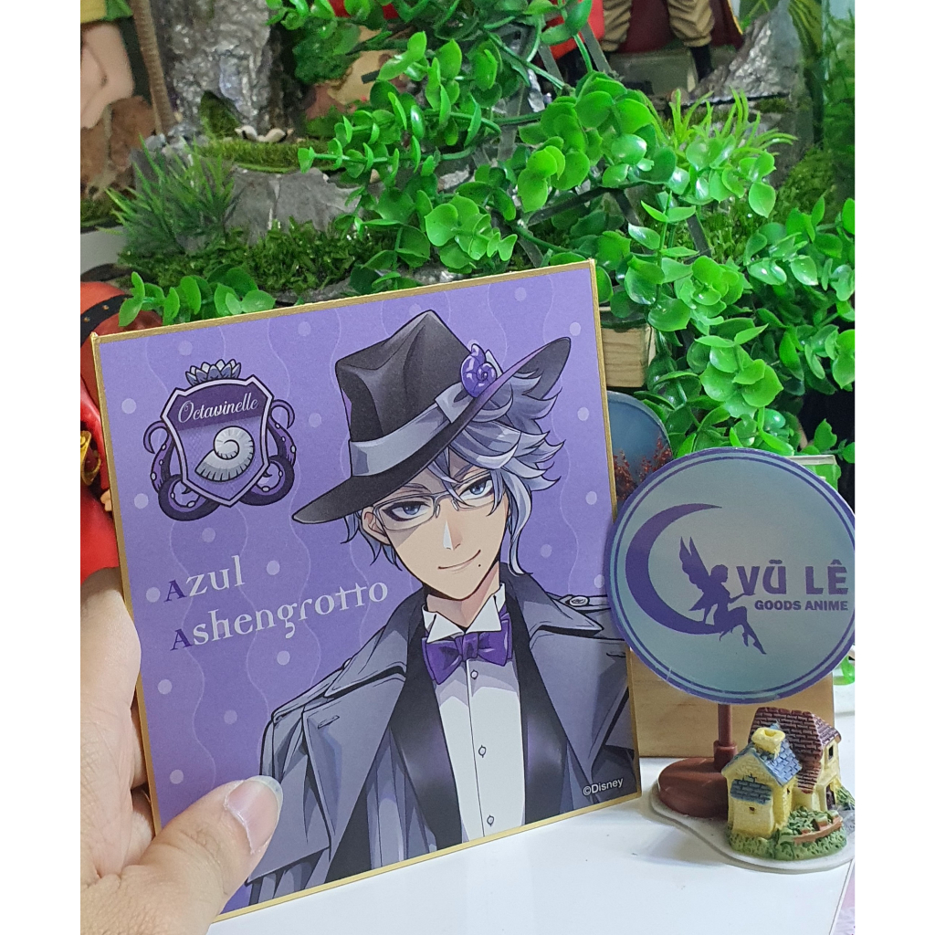 Phụ kiện anime Twisted Wonderland chính hãng Nhật Bản, Goods anime: móc khóa, tranh giấy dày, Acrylic standee, Postcard