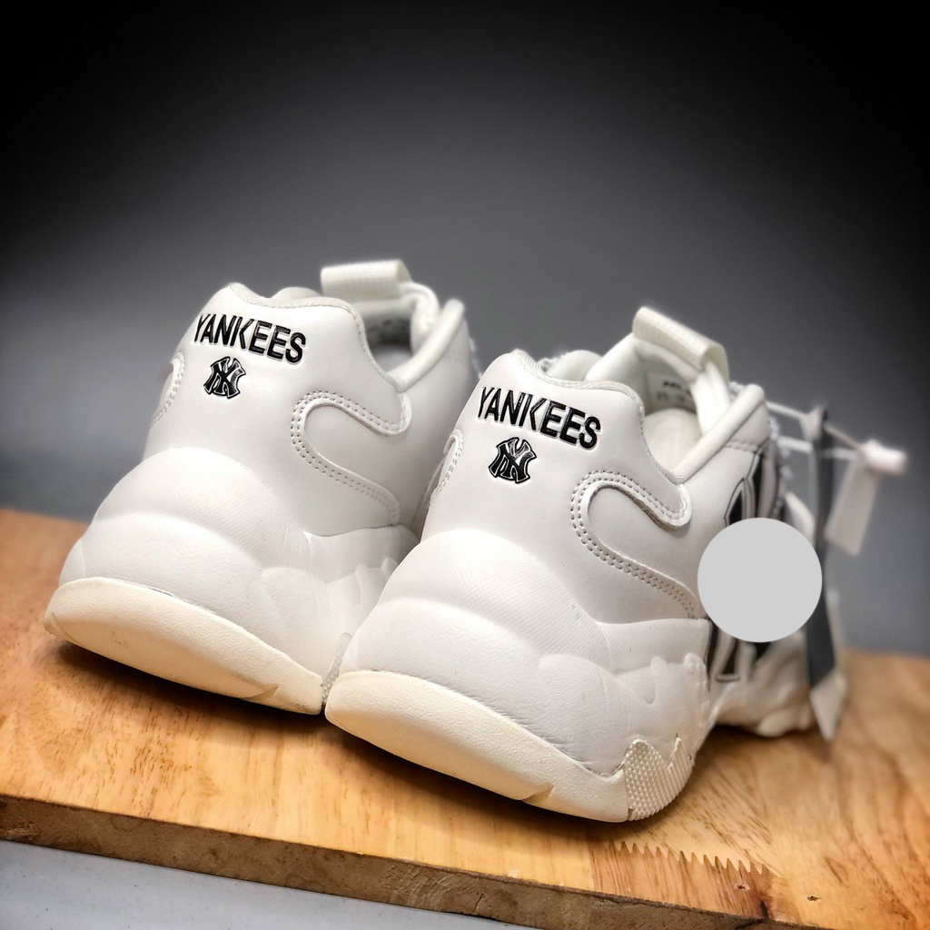 Giày MLB Boston Sneaker , Giày MLB NY Đen độn đế 6cm hack chiều cao nam nữ cao cấp full box + bill