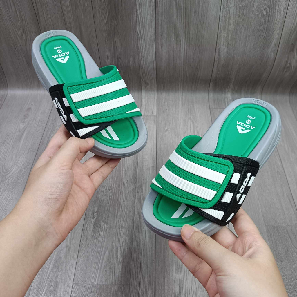 Dép thái lan bé trai, dép adda bé trai đi êm bền có họa tiết kẻ mới 31R9V đi êm mềm nhẹ năm 2023