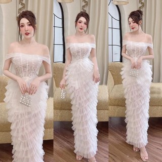 ✨ Đầm body tầng trễ vai✨ HÌNH THẬT