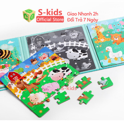 Combo 2 bộ đồ chơi xếp hình 3 cấp độ cho bé