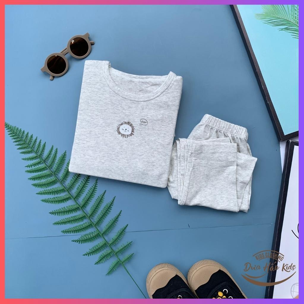 Bộ thu đông cotton quảng châu cho bé, thu đông bé trai, bé gái size 90 - 120, 10 - 18Kg.