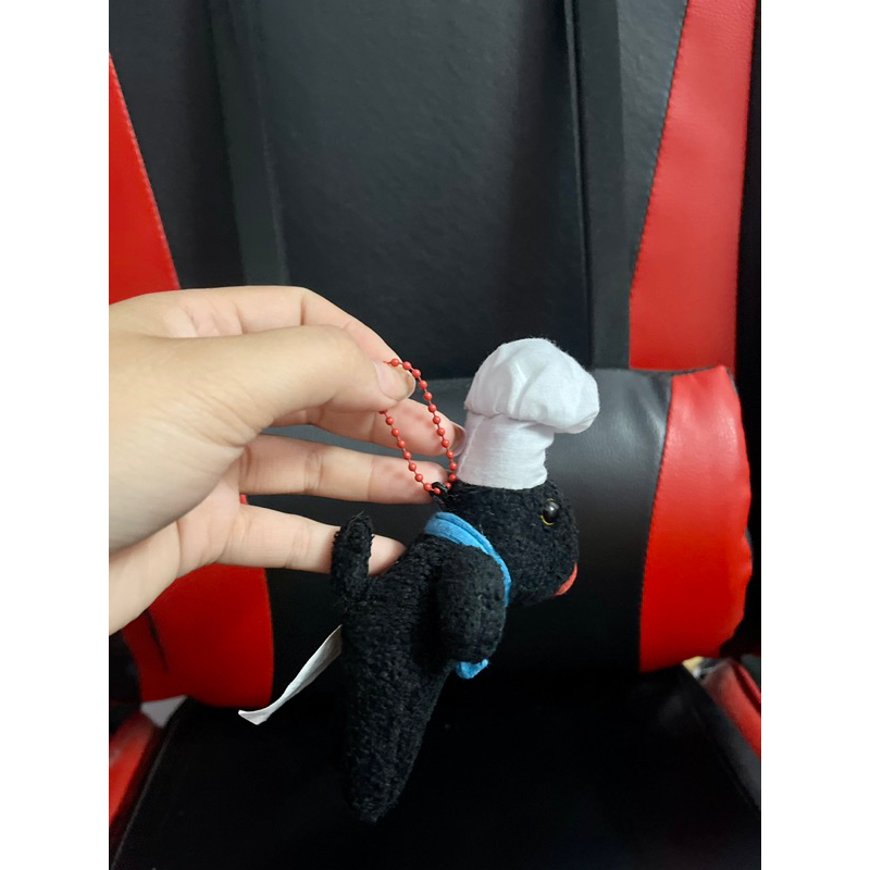 Gấu bông móc khoá Gaspard et Lisa đầu bếp