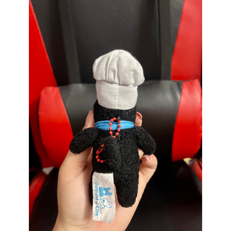 Gấu bông móc khoá Gaspard et Lisa đầu bếp