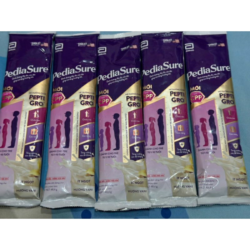 Sữa gói pediasure mẫu mới 48,6g