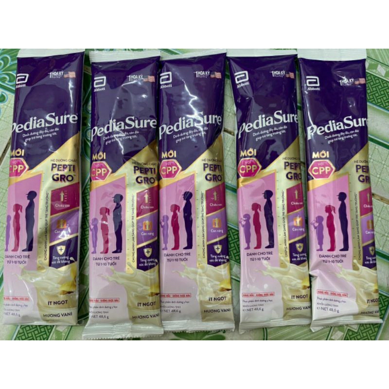 Sữa gói pediasure mẫu mới 48,6g