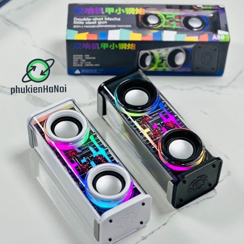 Loa bluetooth V8 - A88  bass mạnh âm thanh hay có đèn led