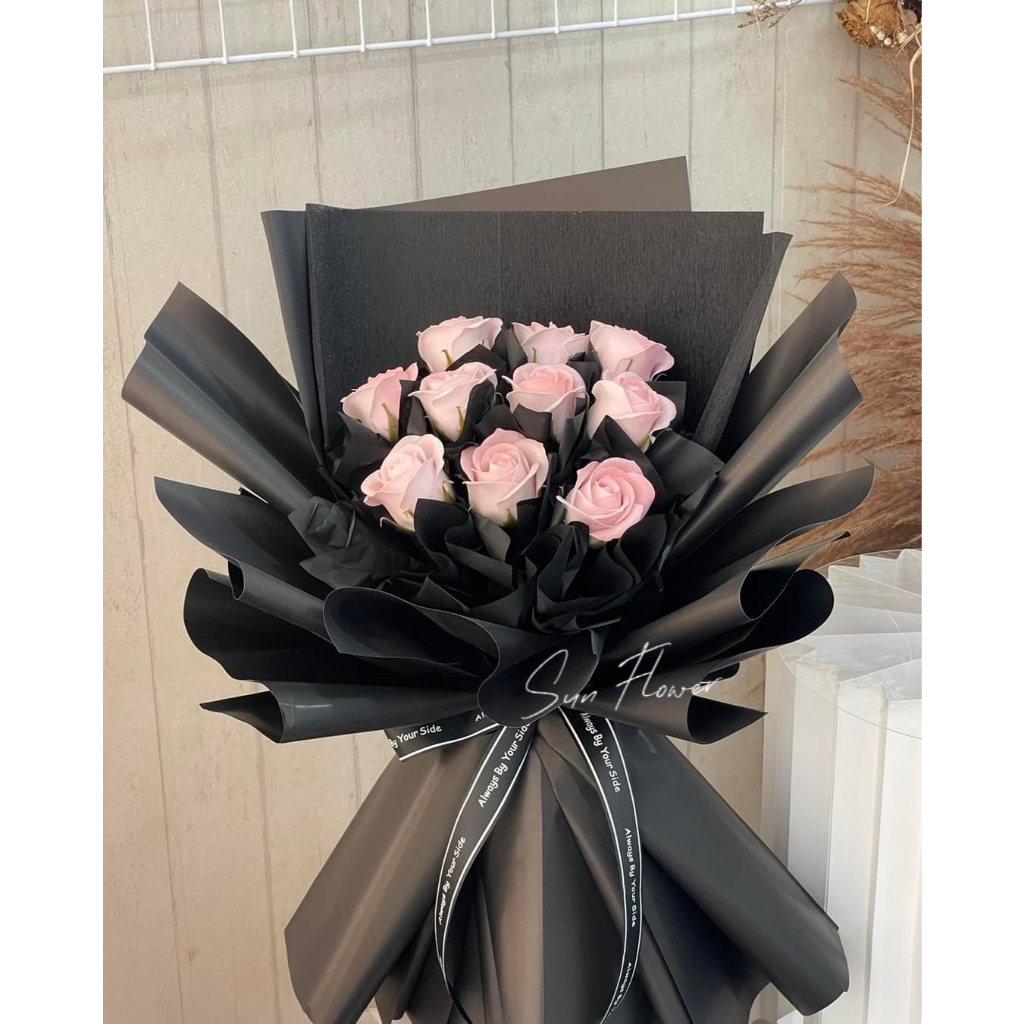 Bó Hoa Sáp 10 Bông Hồng Loang Làm Quà Tặng Sinh Nhật, Quà Tặng Các Dịp Lễ