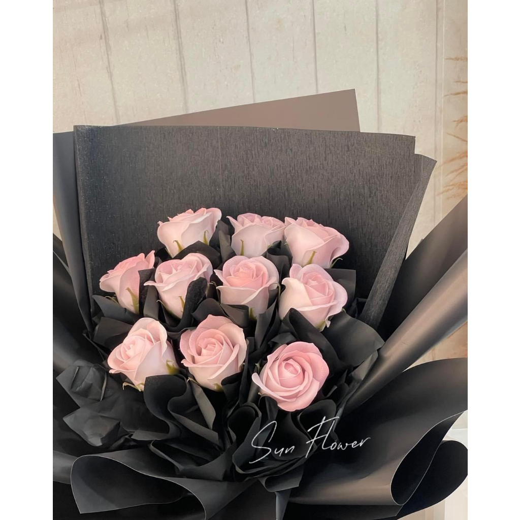 Bó Hoa Sáp 10 Bông Hồng Loang Làm Quà Tặng Sinh Nhật, Quà Tặng Các Dịp Lễ