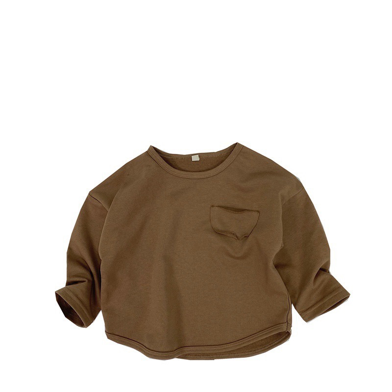 Áo nỉ DA CÁ thu đông cho bé,áo dài tay phong cách hàn quốc bé trai bé gái phom thụng