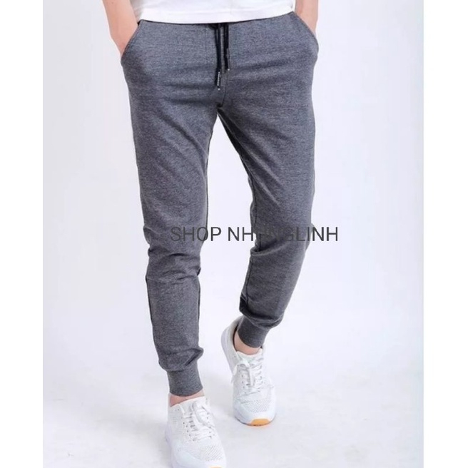 Quần jogger thun kèm hình thật