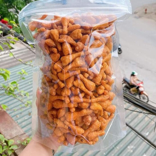 Bim bim đùi gà phô mai, snack hình đùi gà vị phô mai, ăn vặt tuổi thơ Leenhome