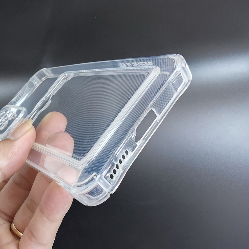 Ốp lưng dẻo trong suốt nhét thẻ Xiaomi Redmi Note 11 Pro 4G, Note 11 Pro 5G