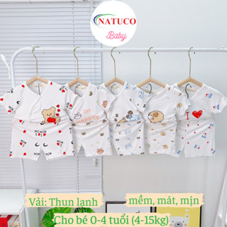 Bộ Quần Áo MINKY MOM Cho Trẻ Sơ Sinh Phù Hợp Bé Trai Bé Gái 0-4 Tuổi 4-15 kg TN-IN179