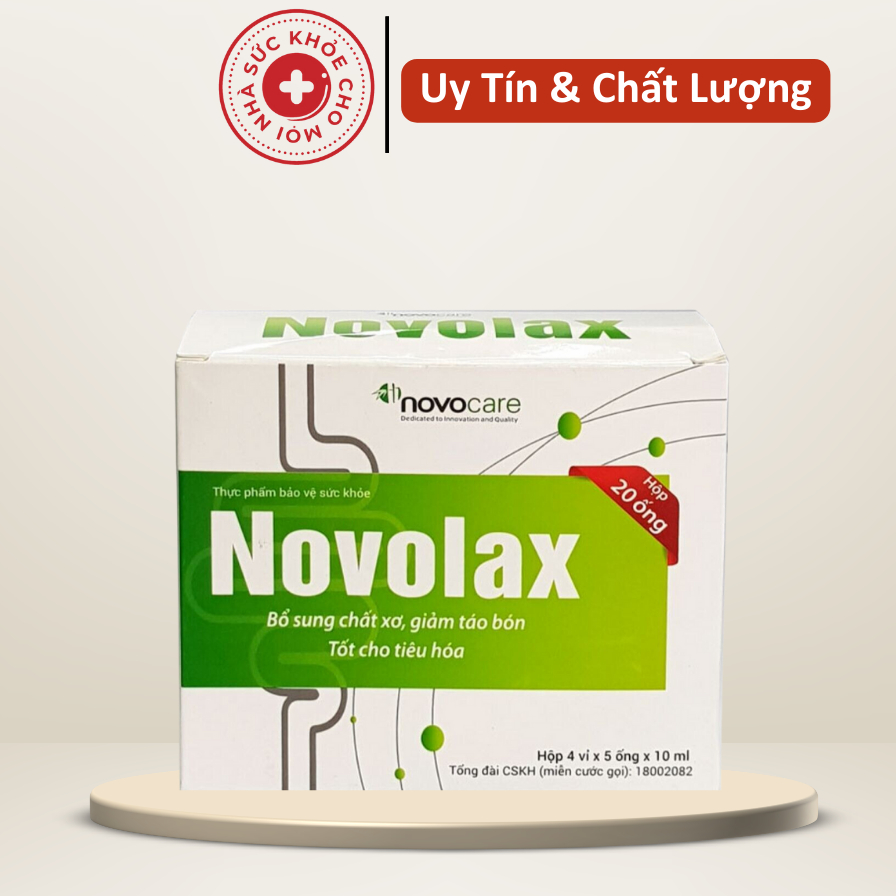 Ống Uống Novolax,Bổ Sung Chất Xơ Cho Mẹ,Bé,Phụ Nữ Có Thai Giảm Táo Bón,Tiêu Hóa Tốt