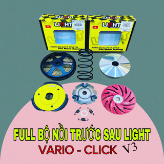 Bộ nồi trước sau light speed racing v3 cho xe vario-click thái-air blade 125/150-pcx..