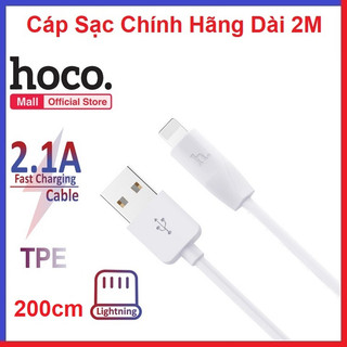 Dây sạc dài 2m, cáp sạc dùng cho các loại điện thoại, cổng type c, micro usb, - dùng cho điện thoại ai phôn