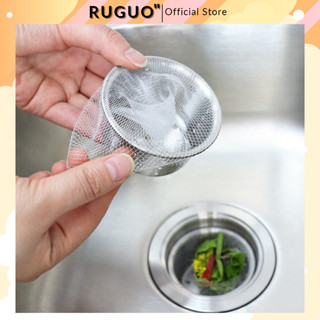 Combo 500c túi lọc rác kiểu lưới có chun co giãn giúp cho bồn rửa chén không bị nghẽn tắc do rác, lọc cặn bẩn hiệu quả