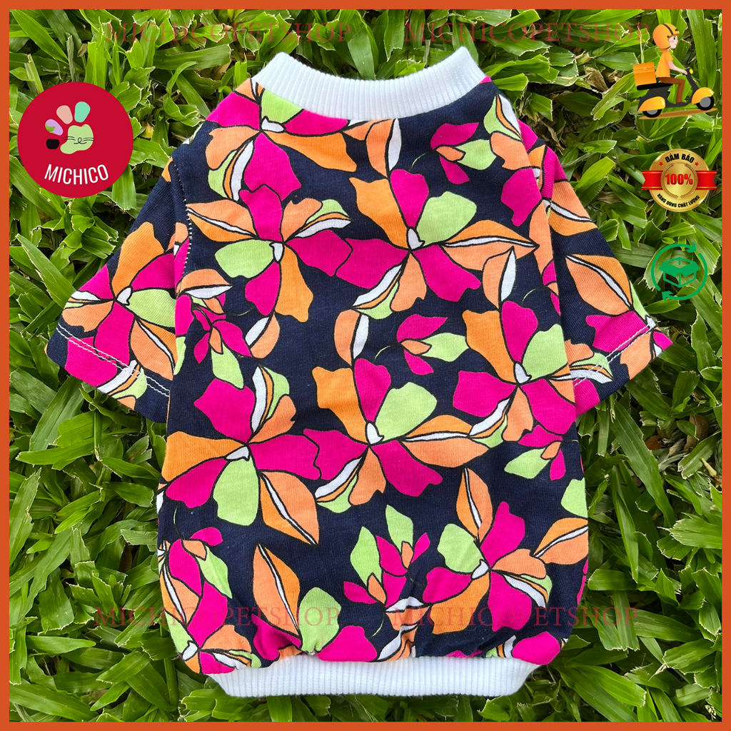 Áo Cho Chó Mèo Ngắn Tay  Vải Cotton – Áo Ngắn Tay Cho Chó Mèo Đủ Size