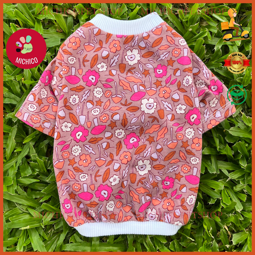 Áo Cho Chó Mèo Ngắn Tay  Vải Cotton – Áo Ngắn Tay Cho Chó Mèo Đủ Size