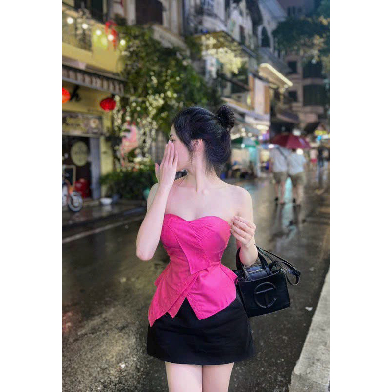 🌺 ÁO ỐNG CÚP NGỰC XẼ 60-90kg 🌷 Bigsize Rin Heo