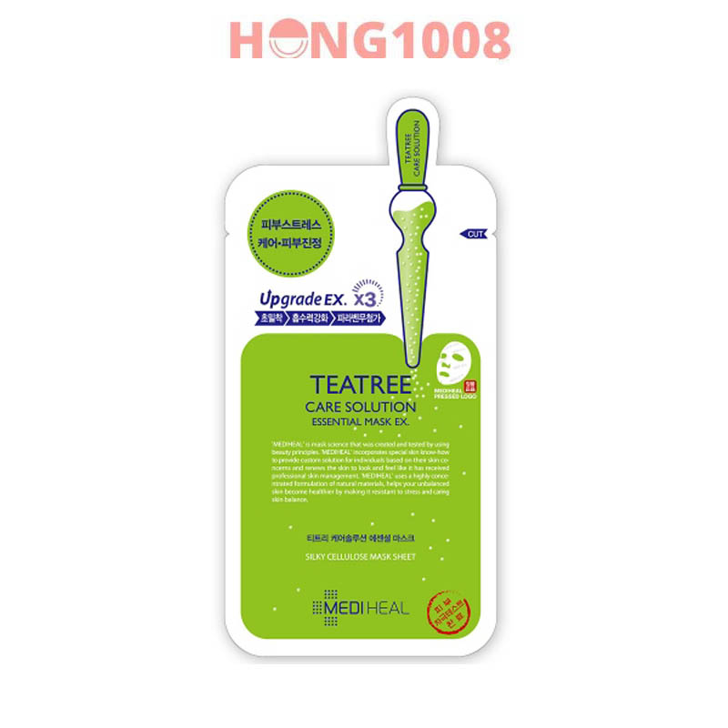 Mặt Nạ Mediheal Teatree 24ml Chứa Tinh Chất Tràm Trà Ngăn Ngừa Mụn shop Hong1008