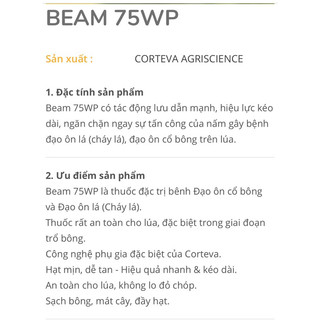 BEAM VFC MẪU MỚI| Gói 75g