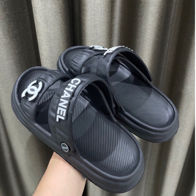 Dép quai hậu tai bèo chất liệu EVA, dép sandal độn đế 3cm siêu xinh