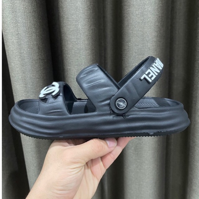 Dép quai hậu tai bèo chất liệu EVA, dép sandal độn đế 3cm siêu xinh